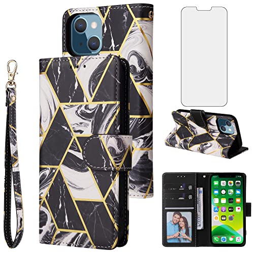 Étui iPhone 13 Mini avec porte-cartes et verre trempé antichoc