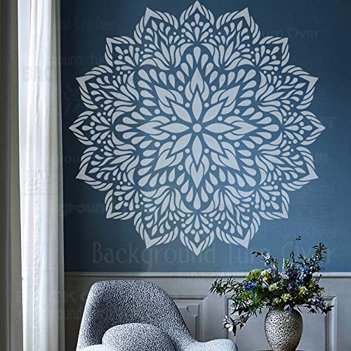 100cm Huge Giant Mandala Ceiling Indian Arabic Ethnic Round Stencil Stencils Mandala Paint Big for Decor Template Reusable Walls Large Niche Wall Patterns Tile Furniture The Seeds