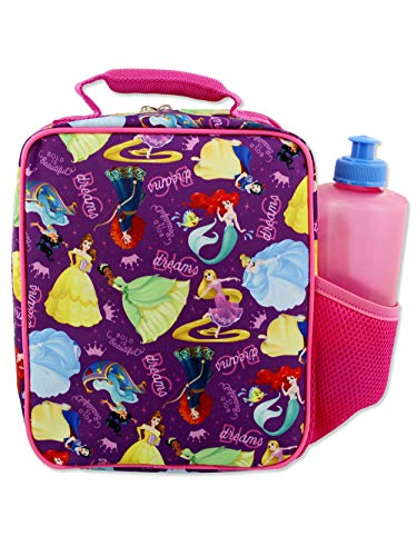 Disney Princess Girl's Soft Insulated School Lunch Box (One Size, Purple/Pink) #TOP1