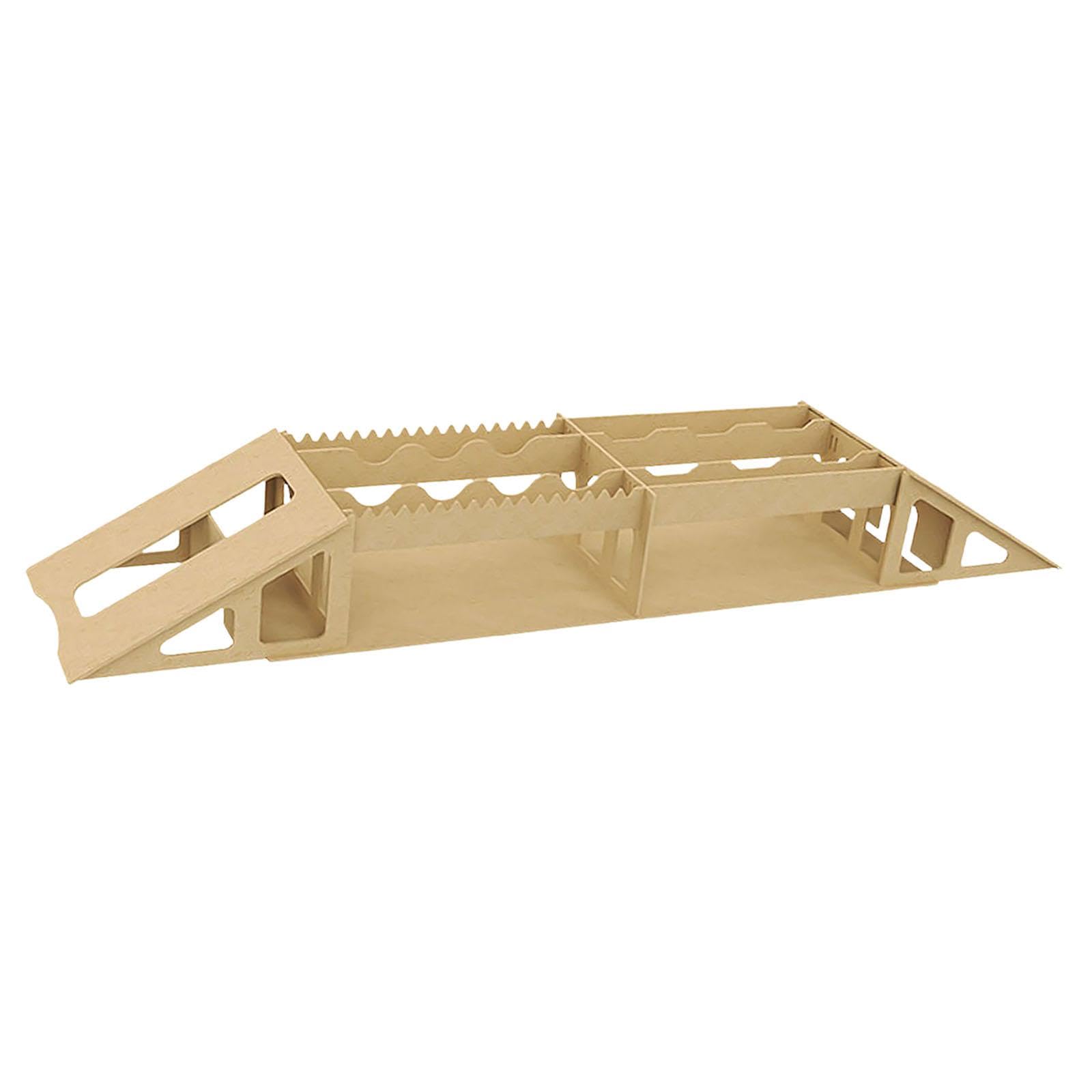 Percorso a Ostacoli in Legno RC per Auto Telecomandate, Set di Ponte a Ostacoli di Simulazione, Accessori per Camion RC, Ornamento in Miniatura Fai da, Ponte Stretto