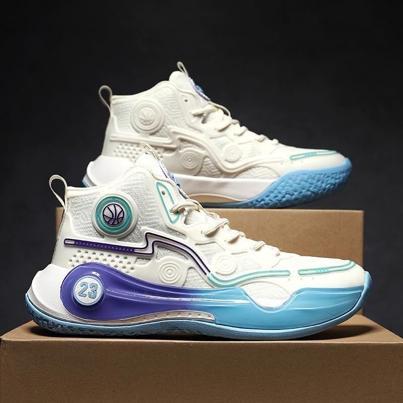 Zapatillas de baloncesto ligeras resistentes al desgaste de hombre 6