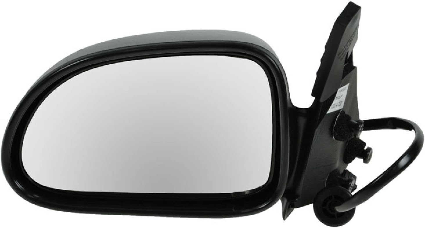 TRQ Left Power Heated Non-Folding Side View Mirror for 2001-2004 Dodge Dakota / 2001-2003 Durango