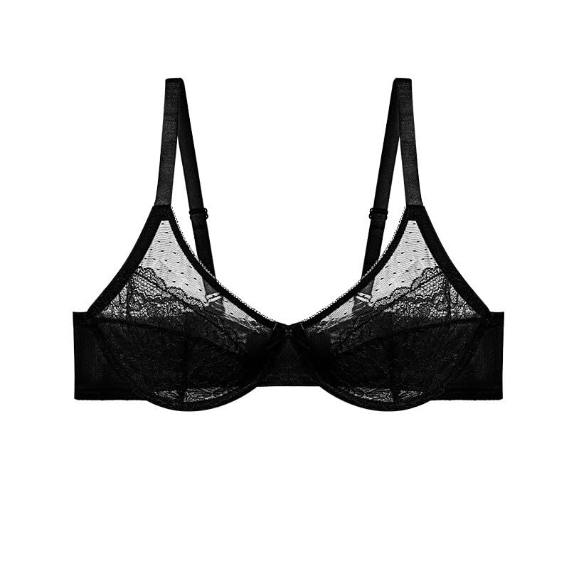 Soutien-gorge en dentelle Lunera grand confort sans armatures maille fine