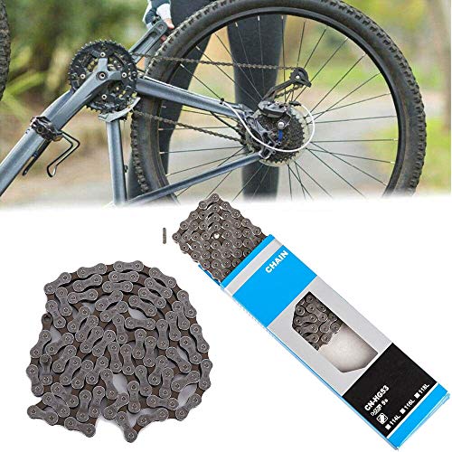 HEFEI CN-HG53 9-Speed Mountain Bike Hybrid Cycle Bicycle Chains Bike Chains Bicycle Parts Bicycle Accessories - Thumbnail 7