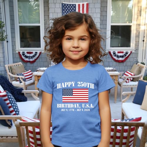 Image of 4th of July Shirts Toddler Boys Girls American Flag USA T-Shirt Kids Patriotic Tee Tops