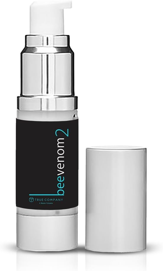 True Company Organic Bee Venom 2 Anti Wrinkle Cream - All Natural Face & Eye Cream Anti Aging - Crows Feet Lotion - ALL NATURAL - Best Facial Moisturizer - Natural & Organic - msrp $208