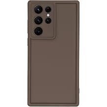 Puxicu Slim Case for Samsung Galaxy S25 Ultra 5G, Enhanced Camera Protection, Shockproof Skin-Friendly Touch Soft Case Cover for Samsung Galaxy S25 Ultra Phone, Coffee