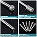DOPENSPI 20 Pcs 150 Grit Diamond Grinder Bits,6 Style 1/8