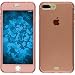 Produktbild PhoneNatic Case kompatibel mit Apple iPhone 8 Plus - rosa Silikon Hülle 360° Fullbody Cover