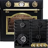 Kaiser EG 6345 Em+KCG 6335 Em/3, cocina empotrada retro