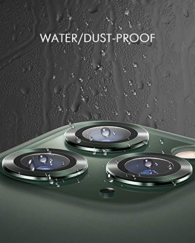 Image of Compatible for I Phone 13 pro Camera Lens ring camera Protector Camera lens ring protector for i phone 13 pro max (GREEN)