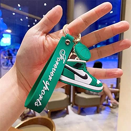 NSV New Trending Sneakers keychains 3D Cute Sneakers/Shoe Design Keychain with Loop and Hook Key