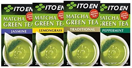 100% Natural Japanese Matcha Green Tea with Chamomile - 20 Bags / Net WT 1.05 OZ (30g) (Traditional Green Matcha Tea)