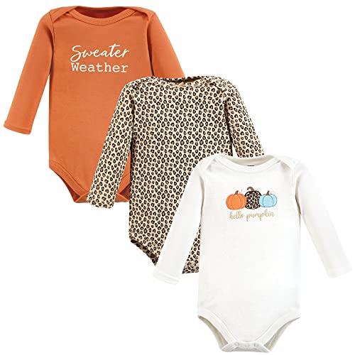 Image of Hudson Baby unisex-baby Cotton Long-sleeve Bodysuits