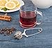 HIC Kitchen Snap Mesh Ball Tea Infusers, 18/8 Stainless Steel, For Loose Leaf Tea and Mulling Spices, Set of 2