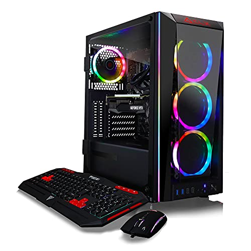 Clx Set Gaming Desktop -Liquid Cooled Intel Core I9 10900Kf 3.7Ghz 10-Core Processor, 32Gb Ddr4 Memory, Geforce Rtx 3060 Ti 8Gb Gddr6 Graphics, 960Gb Ssd, 4Tb Hdd, Wifi, Windows 11 Home 64-Bit Black #TOP2