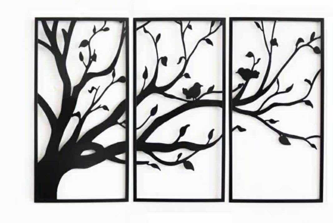 Sisliya Wall Art,Home Decor,Tree of Life Wall Art, Room Decor, Metal