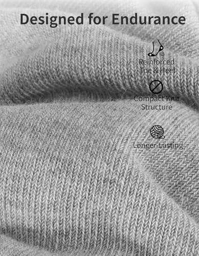 Image of CLOSEMATE Mens No Show Socks Cotton Thin High Elasticity Low Cut Ankle Socks with Non Slip Grips 6 Pairs