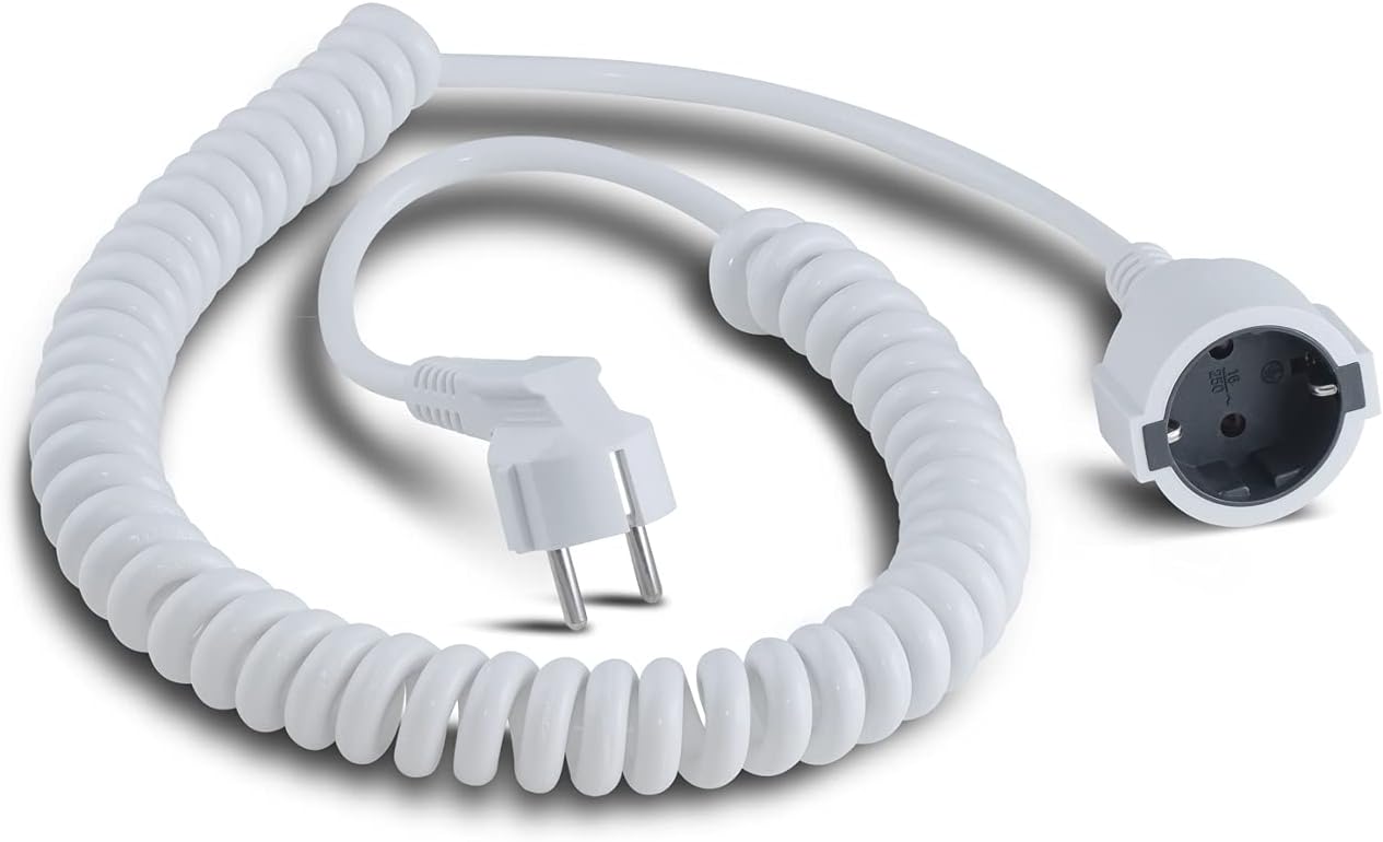 as - Schwabe câble spiralé 1 m - Extensible à 2,5 m - Câble de Rallonge ...