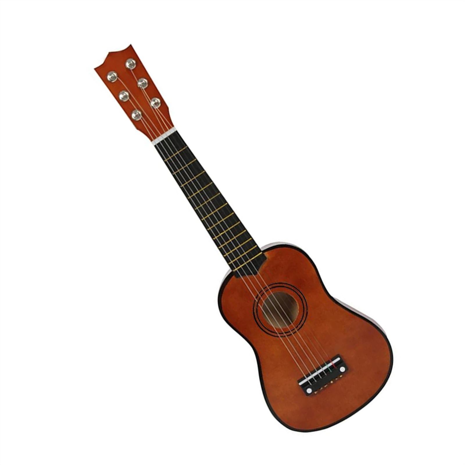 21-calowa Lipa Ukulele 6 Strun Mała Gitara Akustyczna Basowa Instrumenty Ukulele Z Kostkami Ukulele dla Początkujących (Color : A)