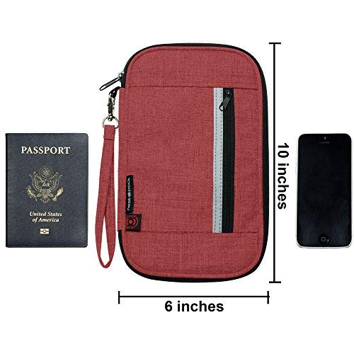 Neatpack Rfid Travel Wallet, Document Organizer & Passport Holder, 10 X 6” (Rustic) #TOP4