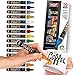 Paint Mark Quick-Dry Paint Pens - Write On Anything! Rock, Wood, Glass, Ceramic & More! Low-Odor, Oil-Based, Medium-Tip Paint Markers (20 Pack)