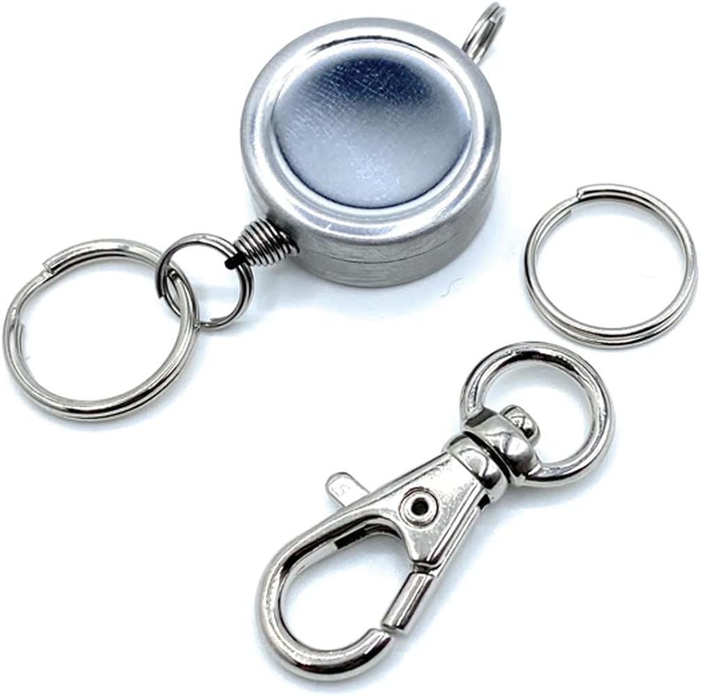 Amazon.co.jp: リールキーホルダー キーリール パスケース リール