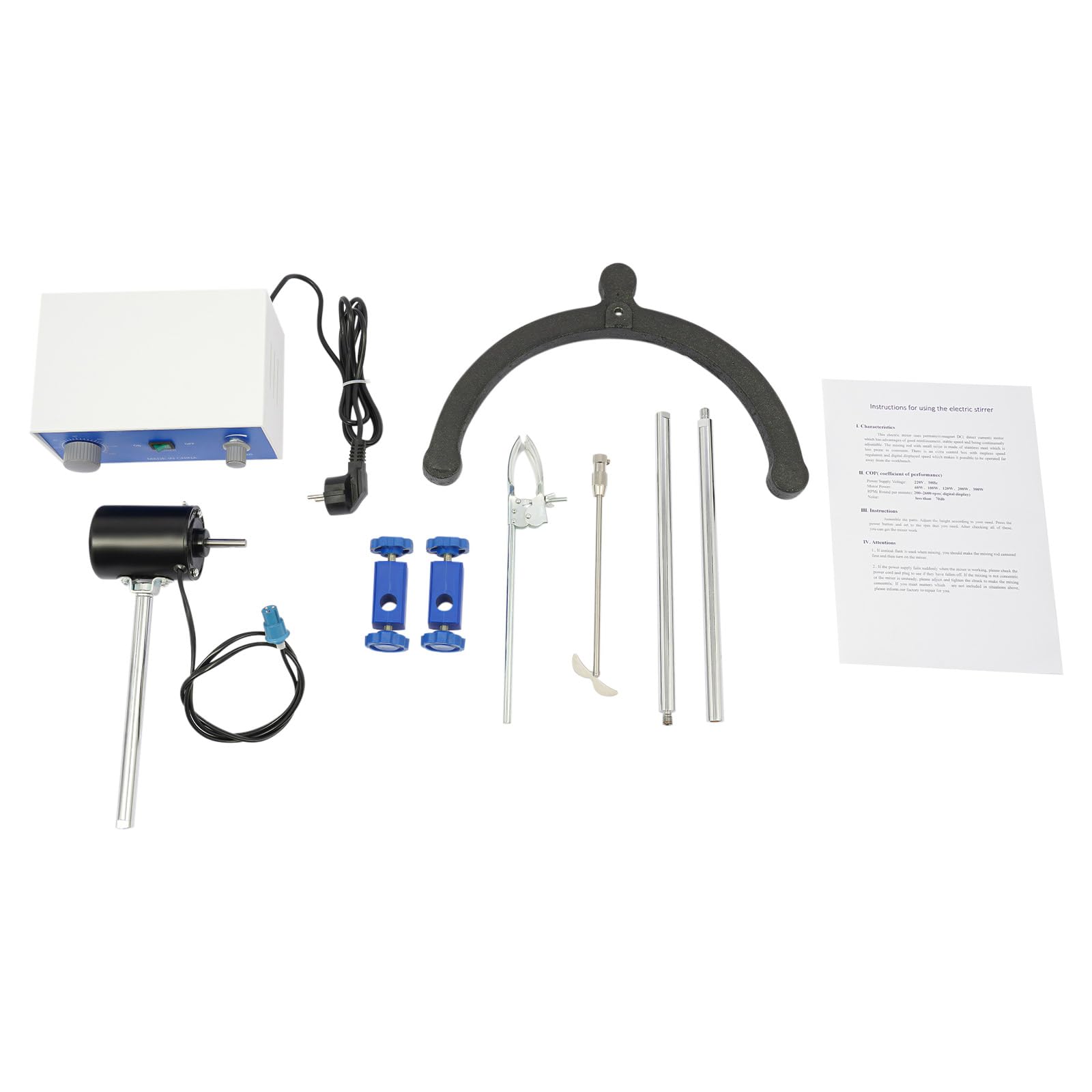 Miscelatore da laboratorio, 220 V, 0-2800 giri/min, miscelatore elettrico con funzione timer, miscelatore di precisione per università e università, protezione ambientale, cura sanitaria