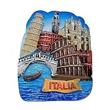 3D Touristenattraktionen von Italien Kühlschrankmagnet, Home & Kitchen magnetischen Aufkleber, Kühlschrank Kühlschrank Reise Souvenir Geschenk