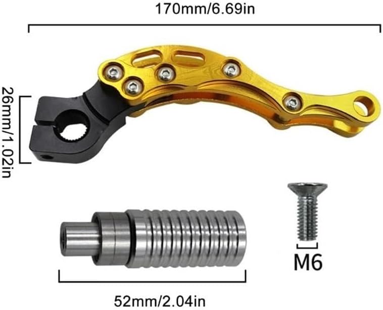 Motorcycle Start Lever Motorcycle Engine Kick Start Starter Lever for JOG50/90/100 Replacement Accessories