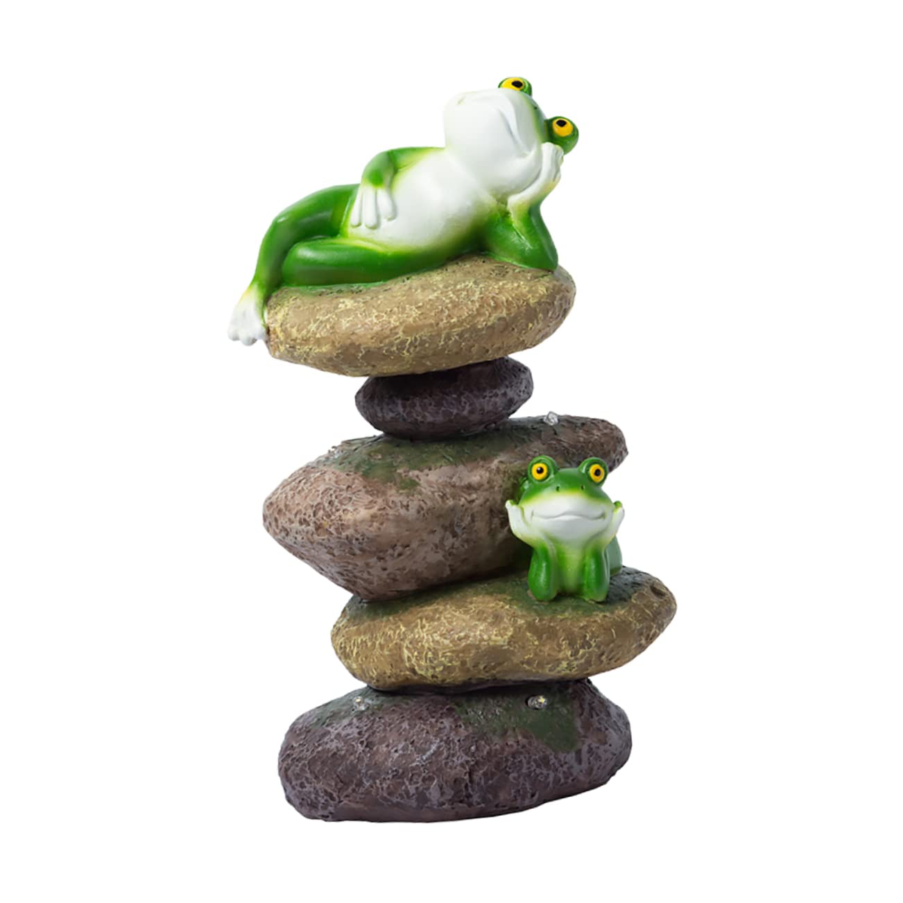 Décoration de jardin solaire grenouille étanche à éclairage LED automatique
