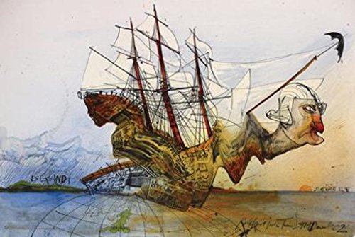 Ralph Steadman - Curse Of Lono Poster by Ralph Steadman 36 x 24in