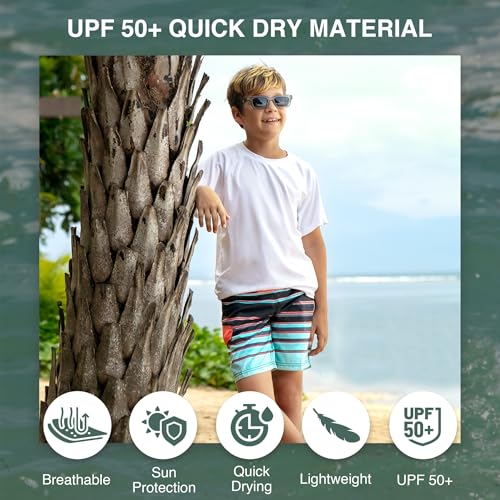 Image of Kanu Surf Boys' Avalon Quick Dry UPF 50+ Beach Swim Trunk