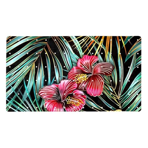Séchage rapide pour ce tapis de bain antidérapant palmier XL - 2