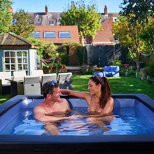 Wave Garda | Energy Efficient 4-Person Eco Foam Hot Tub | Built-in Integrated Heater, Aquajet Massage System & Insulating Cover