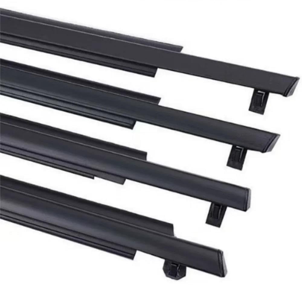 Strisce protettive per Portiere Auto per Toyota RAV4 2009 2010 2011 2012 Striscia Esterna di Guarnizione in Gomma ABS Nera per finestrini Auto