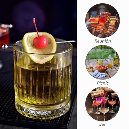 Miniatura 5 de Syeycw 30 Piezas Palillos De Cóctel De Acero Inoxidable, Palillos De Cóctel Reutilizables De Metal, Para Fiestas De Vacaciones, Bar, Cócteles, Aperitivos De Barbacoa, Decoraciones De Frutas Y Frutas