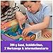 Kinetic Sand Project Planet Schildkröten Spielset - mit 396 g Sand, Schildkröten und 2 Werkzeugen aus 100% recyceltem Kunststoff, für kreatives Indoor-Sandspiel, für Kinder ab 3 Jahren
