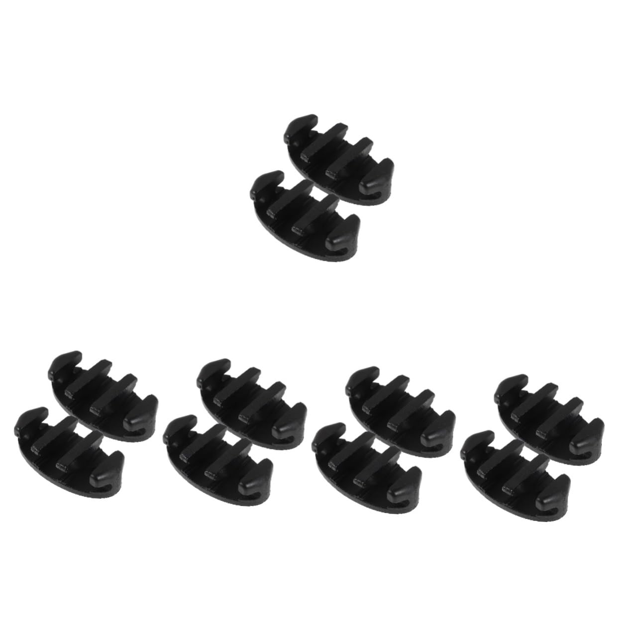 Happyyami 4 Sets Anchoring Kayak Cleat Pole Holder for Boat Weatherproof Marine Ropes