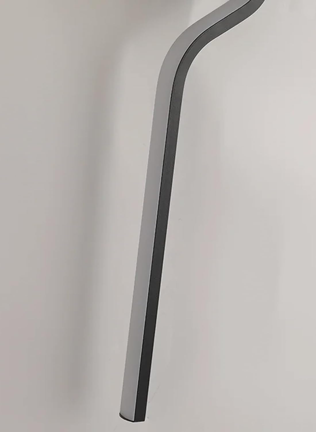 مصباح حائط LED ثلاثي الألوان 100 سم باللون الأسود،...