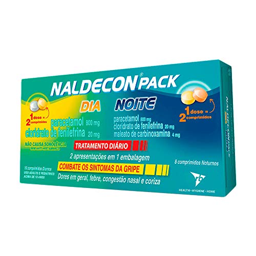 Naldecon Pack Noite e Dia com 24 Comprimidos