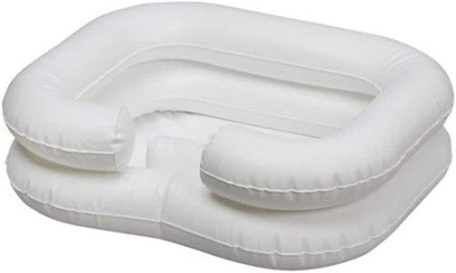 SHKY Deluxe Inflatable Shampoo Basin for Elderly and Disabled,Inflatable Hair Washing Basin shampoo basin bathing aid wash hair in bed