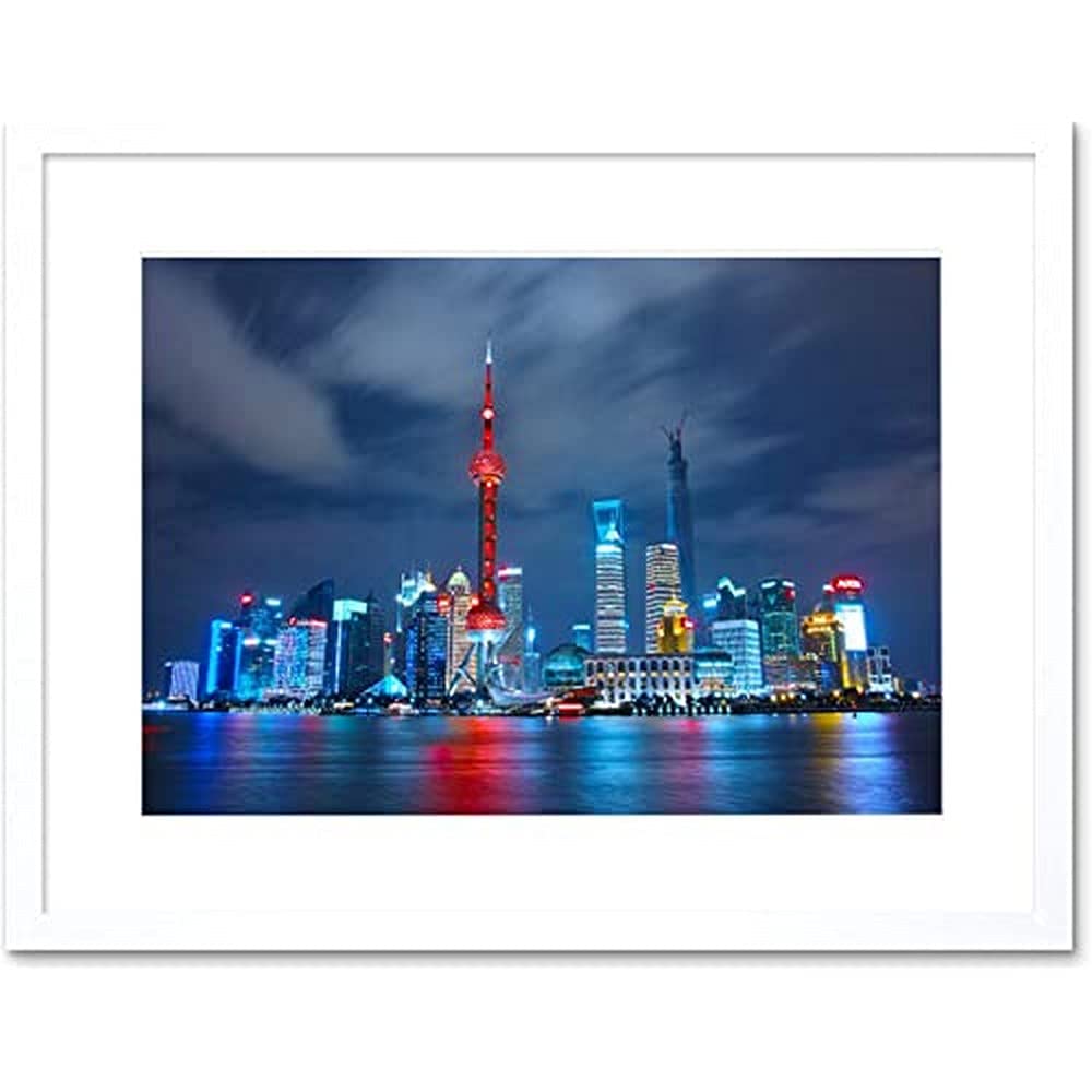 Yang Shanghai City China Skyline Wall Art Print