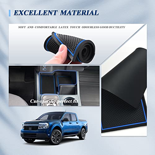 Tapetes para ranuras de puerta BIBIBO para Ford Maverick 2022-2023 miniatura 2