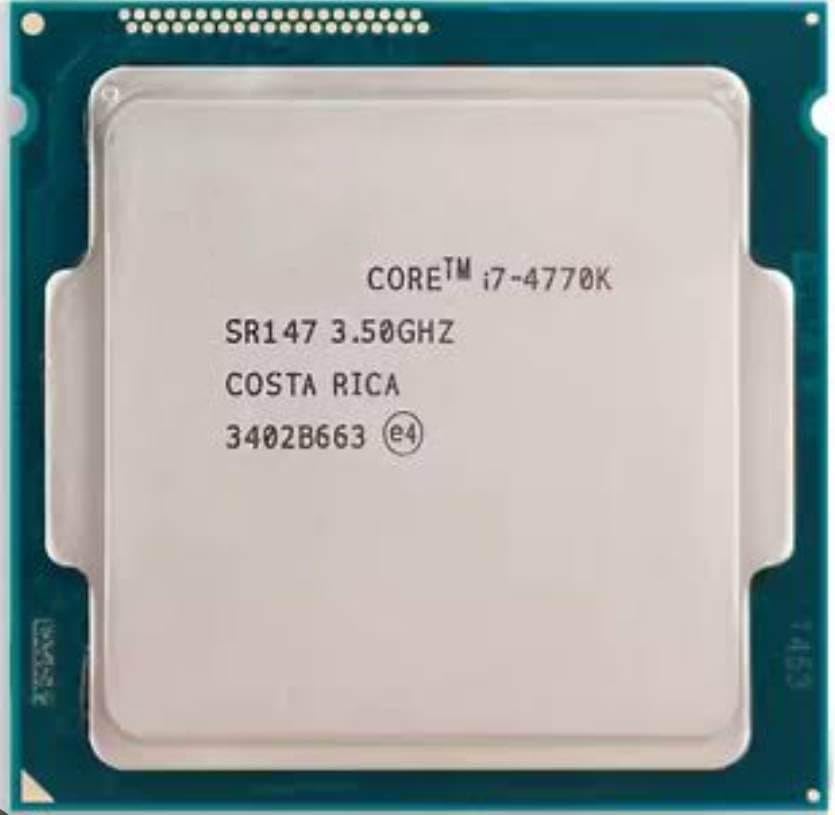 Image of I7 4TH GEN 4770K Processor LGA 1150 4 CORES 8 Threads 3.50GHZ (Support H81 Motherboard)