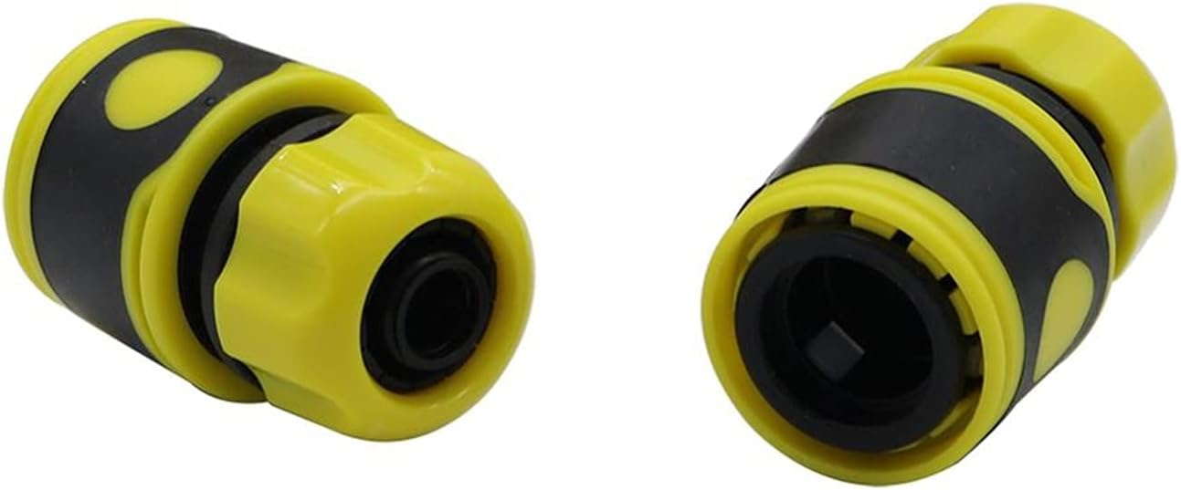 Generic Utility Hose Butt Hose Connector Adapter 2 Pieces of 1/2"" Hose Quick Connector Car Wash Water Gun Hose Connector Garden Irrigation Pipe Connection Fittings