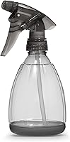 BAR5F 12 oz Leak-Proof Refillable Spray Bottle - Adjustable Fine Mist to Stream Nozzle, BPA-Free Plastic for Hair Salons, Cleaning, Plants | Smoke Grey