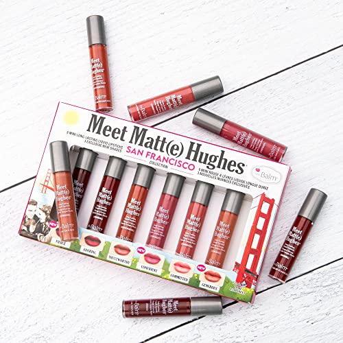 Thebalm Meet Matte Hughes® San Francisco - Set Of 6 Mini Long-Lasting Liquid Lipsticks, 2.4 Fl. Oz. #TOP4