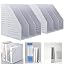 Light Grey, 3 Compartments (2 Pack)
