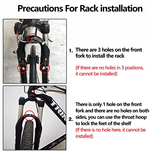 Bicycle Front Rack 15KG Capacity